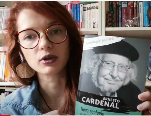 Anastasia Gavrilovici citeşte din Ernesto Cardenal